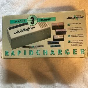 Millennium 3 hour Charger doesn’t come with batteries takes the chargeable one’s